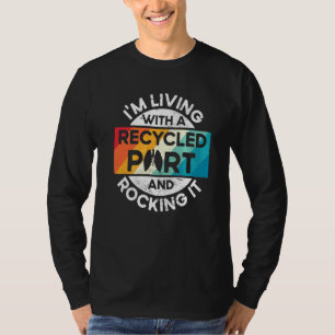 Camiseta Superviviente de trasplante de pulmón retro vivo c