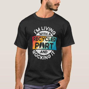 Camiseta Superviviente de trasplante de pulmón retro Vivo c