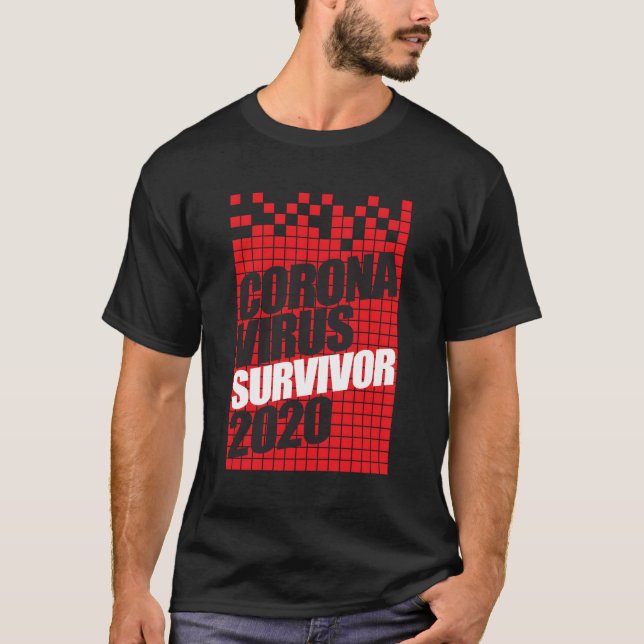 Camiseta Superviviente de virus 2020 (Anverso)
