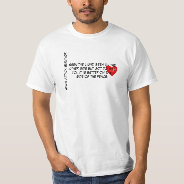 Camiseta Superviviente del ataque del corazón (Anverso)