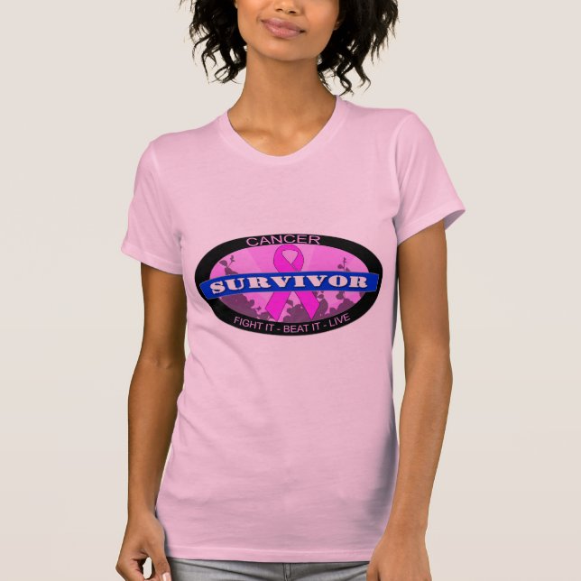 Camiseta Superviviente del cáncer (Anverso)