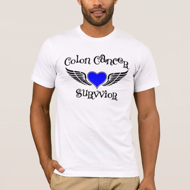 Camiseta Superviviente del cáncer de colon (Anverso)