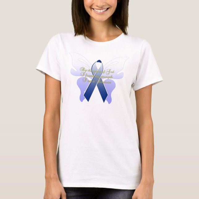 CAMISETA SUPERVIVIENTE DEL CÁNCER DE COLON (Anverso)