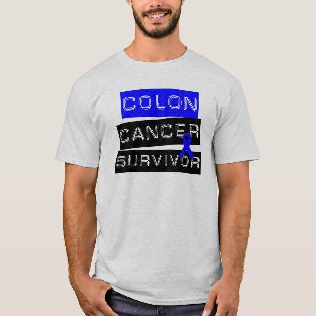 Camiseta Superviviente del cáncer de colon (Anverso)