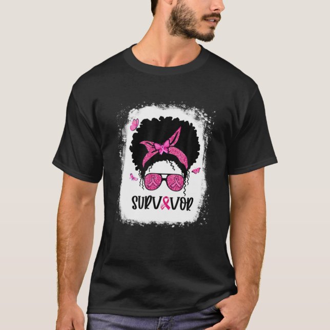 Camiseta Superviviente del cáncer de mama Rosie Riveter Awa (Anverso)