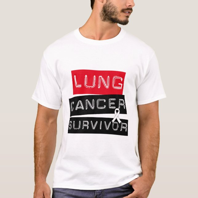 Camiseta Superviviente del cáncer de pulmón (Anverso)