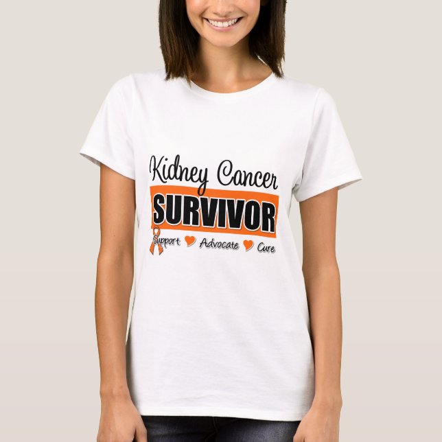 Camiseta Superviviente del cáncer del riñón (Anverso)