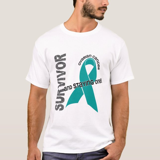 Camiseta Superviviente del cáncer ovárico (Anverso)