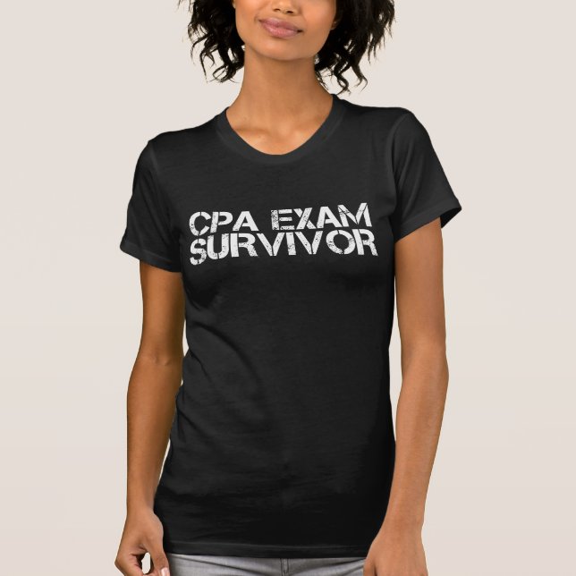 Camiseta Superviviente del Examen CPA (Anverso)