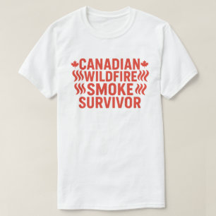 Camiseta Superviviente del humo de los incendios forestales
