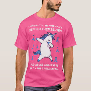 Camiseta Superviviente del maltrato infantil Prevención del
