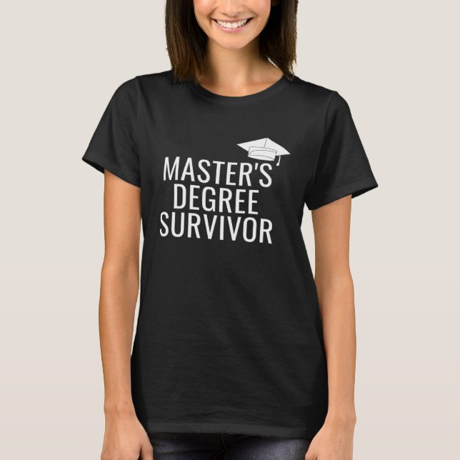 Camiseta Superviviente del Master s Grree (Anverso)