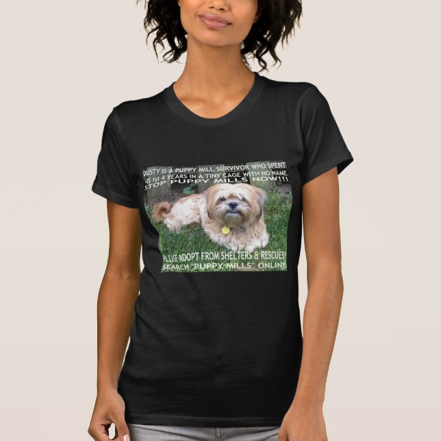 Camiseta ¡Superviviente del molino del perrito - dé a (Anverso)