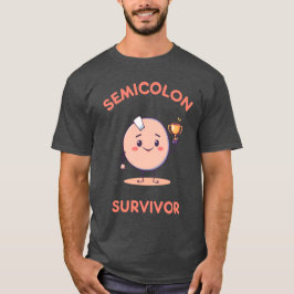 Camiseta Superviviente del punto y coma