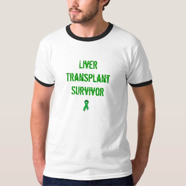 Camiseta Superviviente del trasplante del hígado (Anverso)