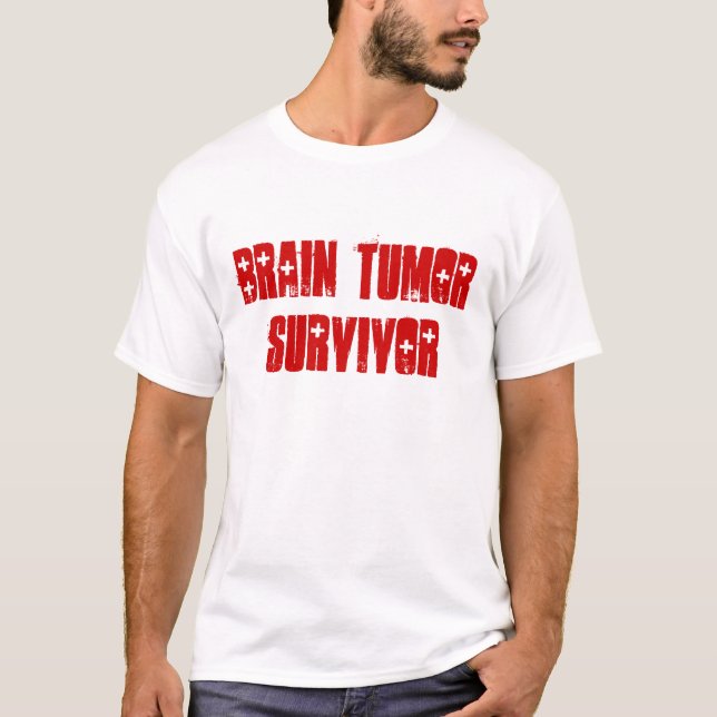 Camiseta Superviviente del tumor cerebral (Anverso)