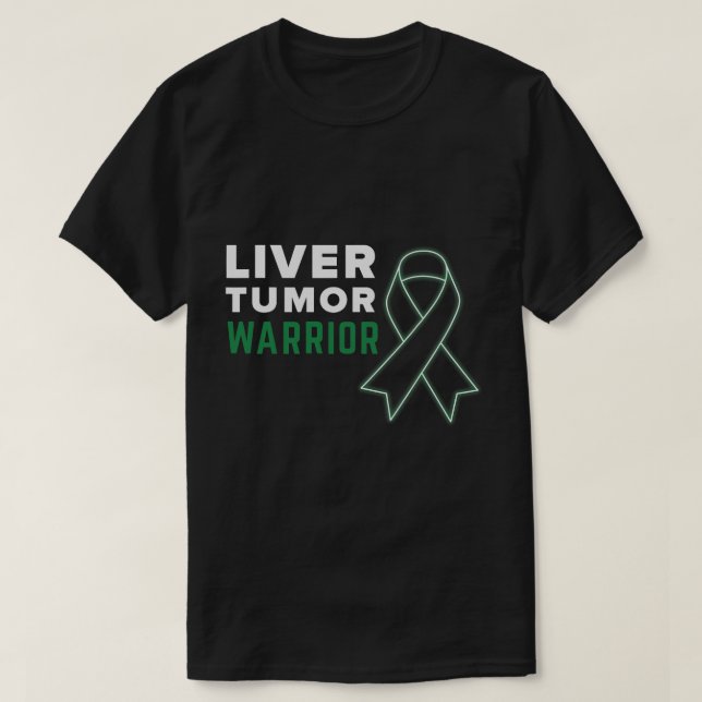 Camiseta Superviviente del tumor hepático Concienciación so (Diseño del anverso)