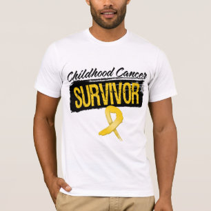Camiseta Superviviente fresco del cáncer de la niñez