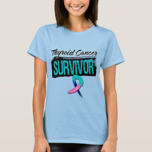 Camiseta Superviviente fresco del cáncer de tiroides