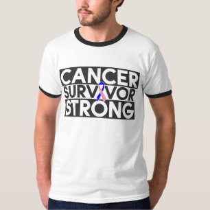 Camiseta Superviviente masculino del cáncer de pecho fuert