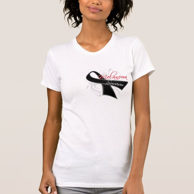 Camiseta Superviviente - melanoma (Anverso)