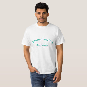 Camiseta Superviviente para hombre de la fractura de