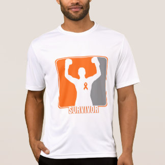 Camiseta Superviviente que gana del cáncer de la leucemia