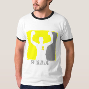 Camiseta Superviviente que gana del cáncer del sarcoma