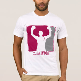Camiseta Superviviente que gana del cáncer principal del