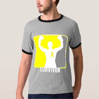 Camiseta Superviviente que gana del cáncer testicular