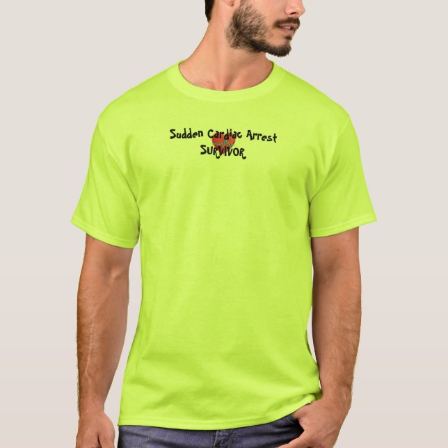 Camiseta Superviviente súbito del fallo cardiaco (Anverso)