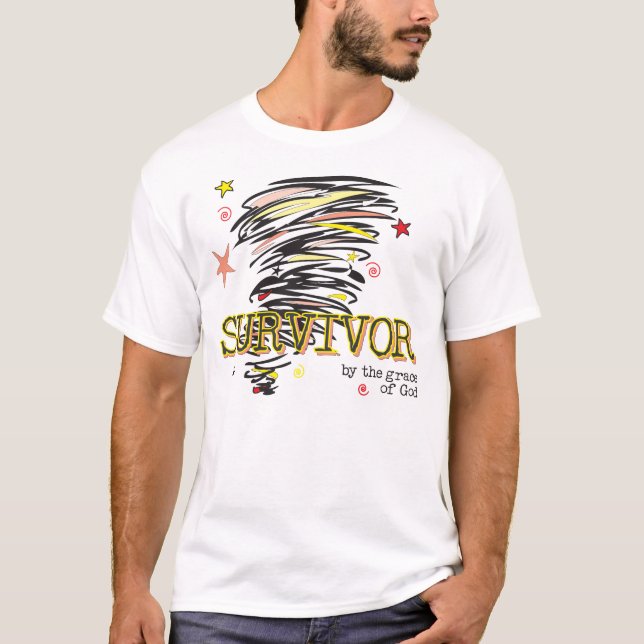 Camiseta Superviviente - tornado (Anverso)
