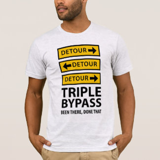 Camiseta Superviviente triple divertido de la cirugía de