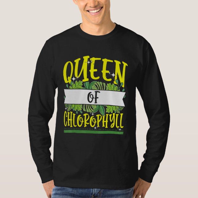 Camiseta Suplema De La Reina De La Biología De Clorofila (Anverso)
