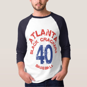 Camiseta suplente negro de las galletas de Atlanta