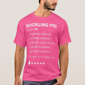 Camiseta Suplicar la definición de cerdo significa divertid