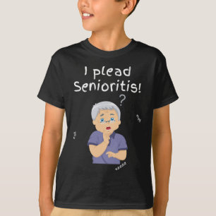 Camiseta Suplico Senioristis. Anciano Hombre Mujer Envejeci