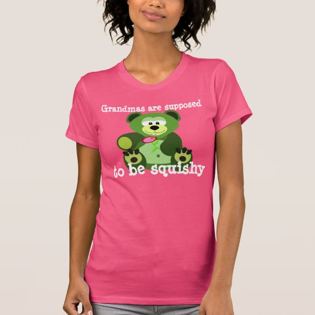 Camiseta Suponen a las "abuelas ser blandas " (Anverso)