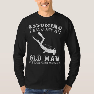 Camiseta Suponiendo que soy sólo una ola, sumergirse en el