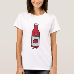 Camiseta Suposición del condimento de la tabla de la salsa