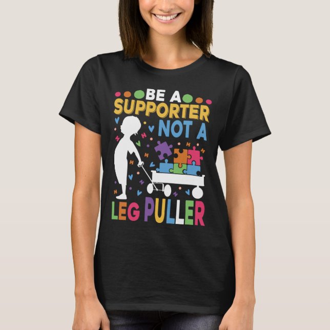 Camiseta Support Autism Child Awareness Puzzle Choose Kindn (Anverso)