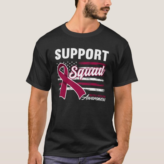 Camiseta Support Awareness Squad I Plasma Cell Multiple Mye (Anverso)