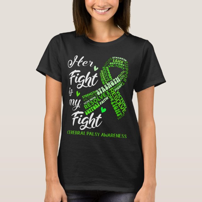 Camiseta Support Cerebral Palsy Warrior Gifts (Anverso)