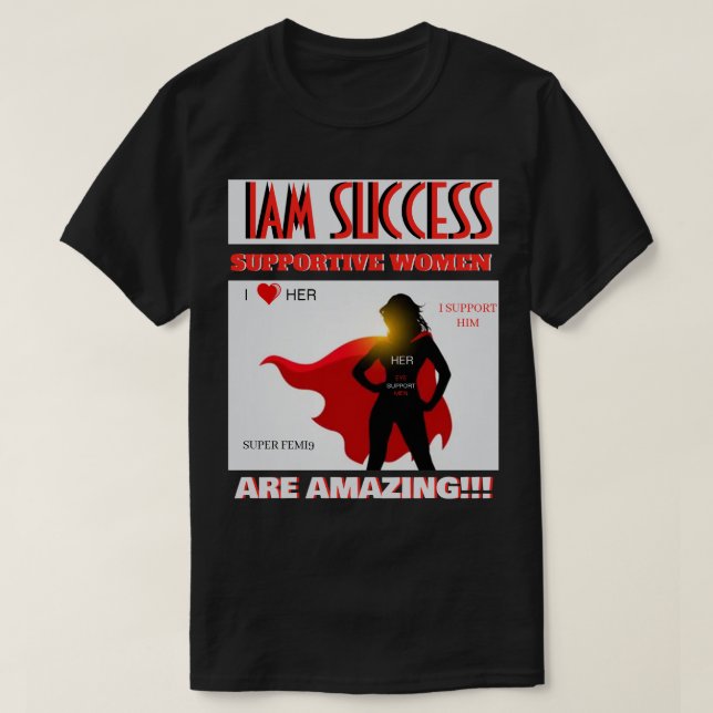 CAMISETA SUPPORT HIM (Diseño del anverso)
