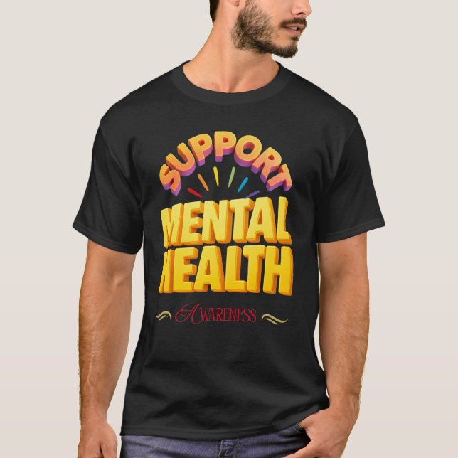 Camiseta Support Mental Health Awareness  (Anverso)
