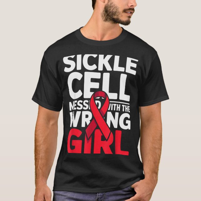 Camiseta Support Messed Wrong Sickle Warrior Cell Smile (Anverso)