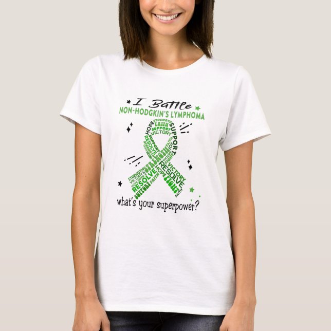 Camiseta Support Non-Hodgkin's Lymphoma Warrior Gifts (Anverso)