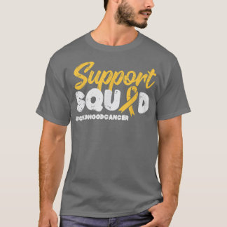Camiseta Support Squad Childhood Cancer Awareness Men Women