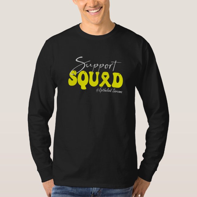 Camiseta Support Squad Epithelioid Sarcoma Awareness Yellow (Anverso)