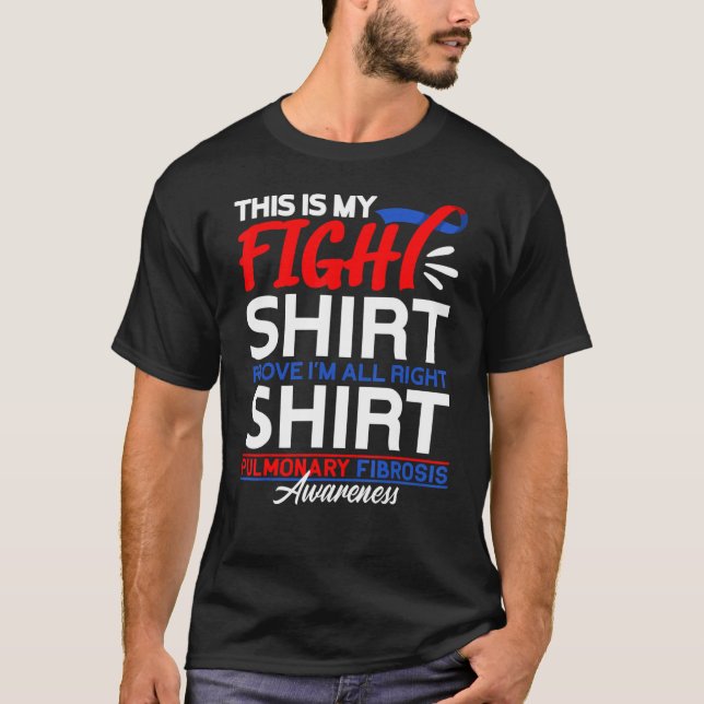Camiseta Support Squad Figh I Lung Disease Pulmonary Fibros (Anverso)